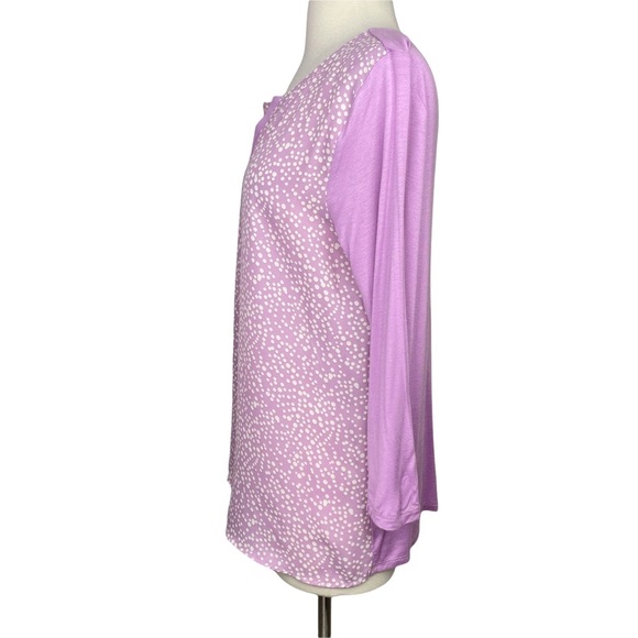 Stitch Fix l Papermoon Reece Three Quarter Sleeve Mixed Material Top, Medium - Picture 8 of 9